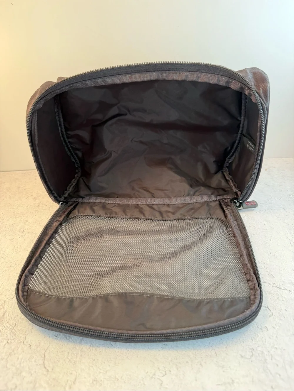 TUMI Gray Men’s Travel Toiletry Bag